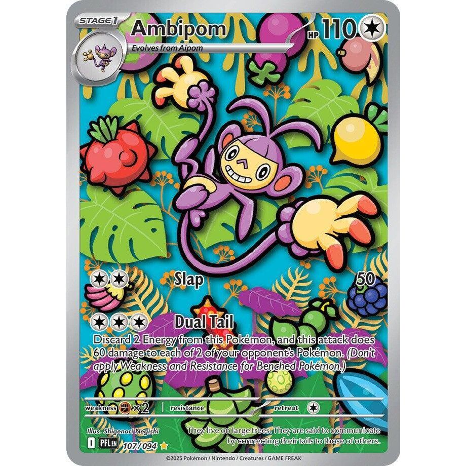 Ambipom - 107/094 - ME02: Phantasmal Flames (PFL)