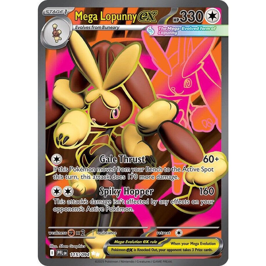 Mega Lopunny ex - 115/094 - ME02: Phantasmal Flames (PFL)