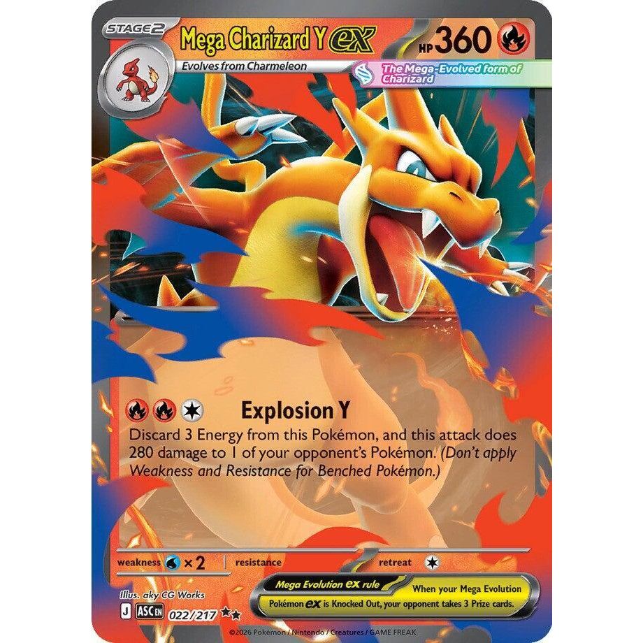 Mega Charizard Y ex - 022/217 - ME: Ascended Heroes (ASC)