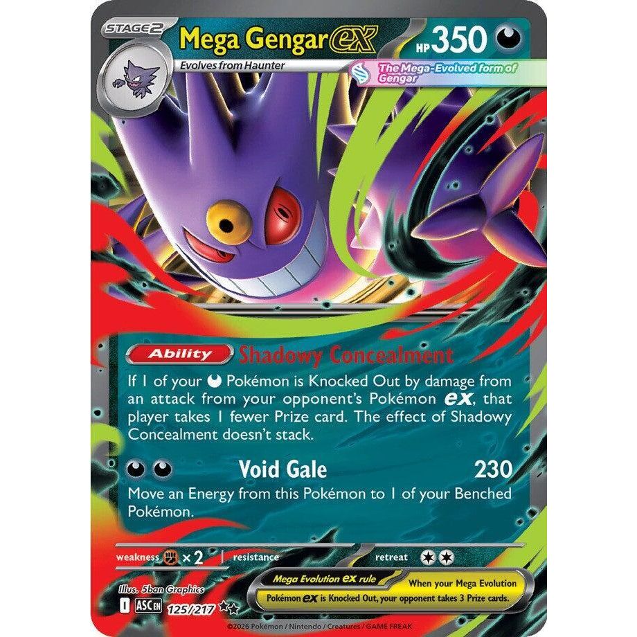 Mega Gengar ex - 125/217 - ME: Ascended Heroes (ASC)