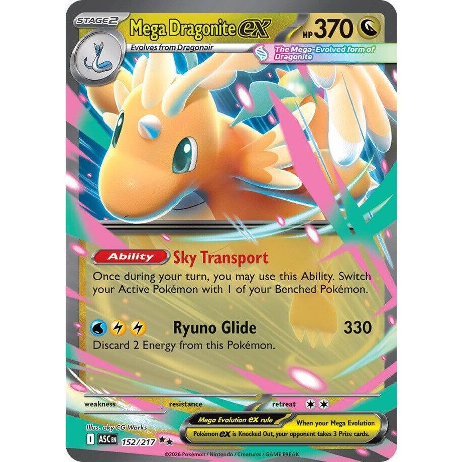 Mega Dragonite ex - 152/217 - ME: Ascended Heroes (ASC)