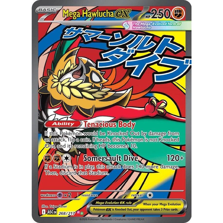 Mega Hawlucha ex - 268/217 - ME: Ascended Heroes (ASC)