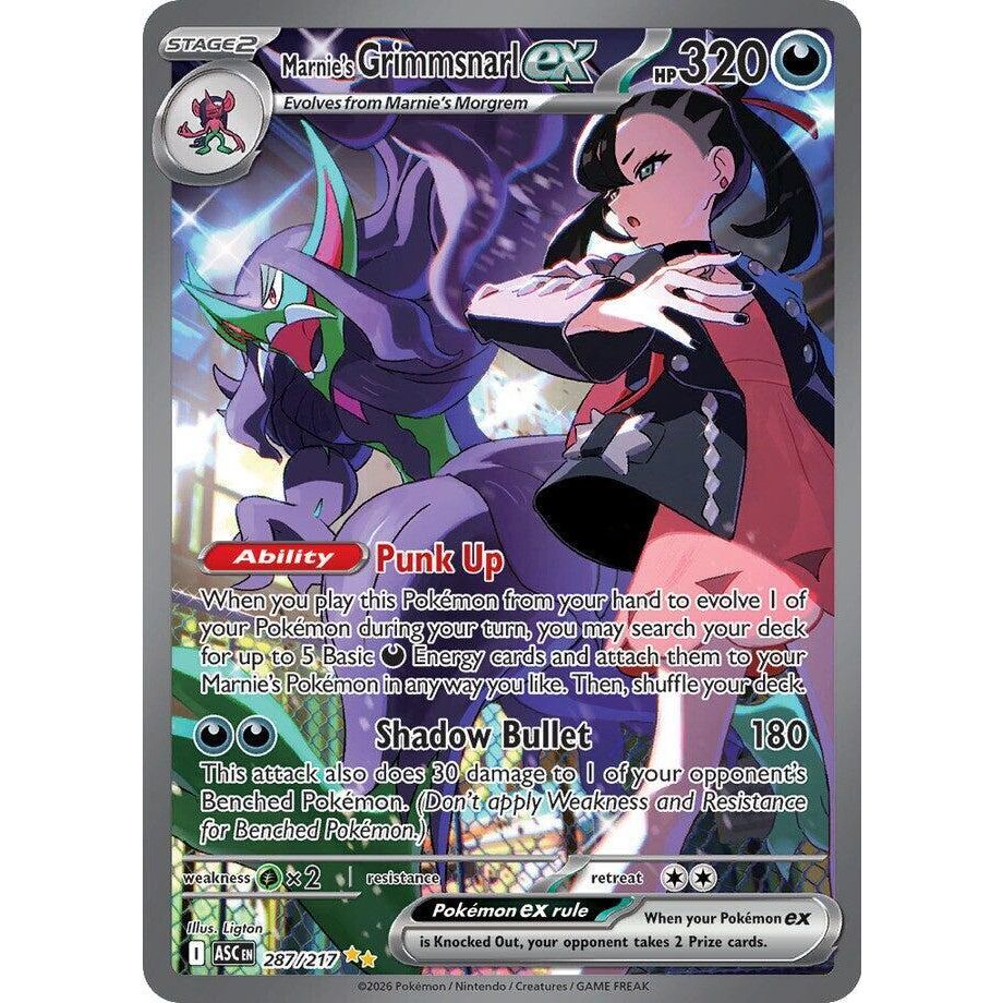 Marnie's Grimmsnarl ex - ME: Ascended Heroes (ASC)