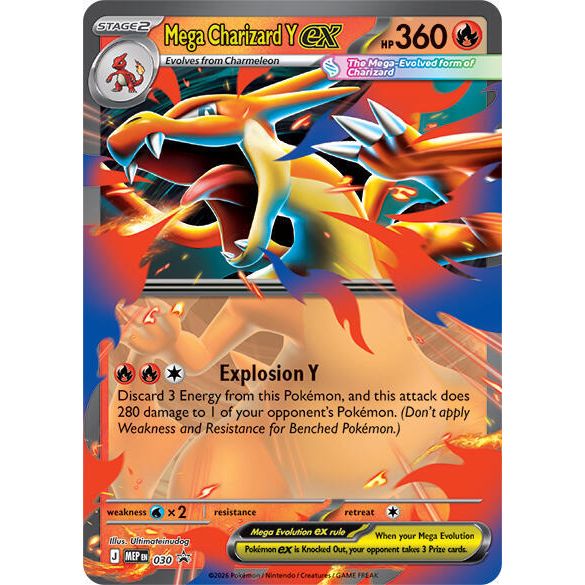 Mega Charizard Y ex - 030 - ME: Mega Evolution Promo (MEP)