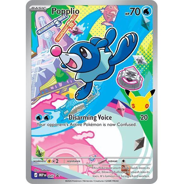 Popplio - 045 - ME: Mega Evolution Promo (MEP)