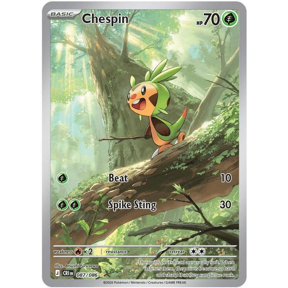 Chespin - 087/086 - ME04: Chaos Rising (CRI)