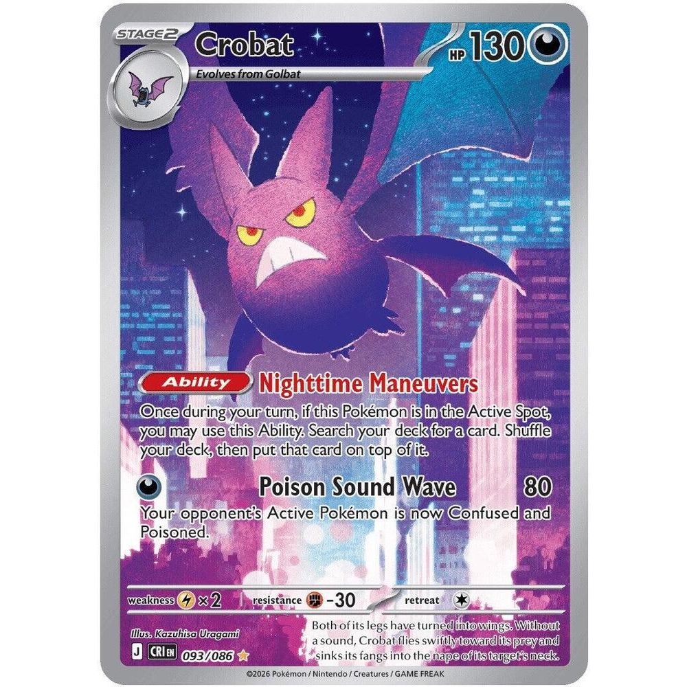 Crobat - 093/086 - ME04: Chaos Rising (CRI)