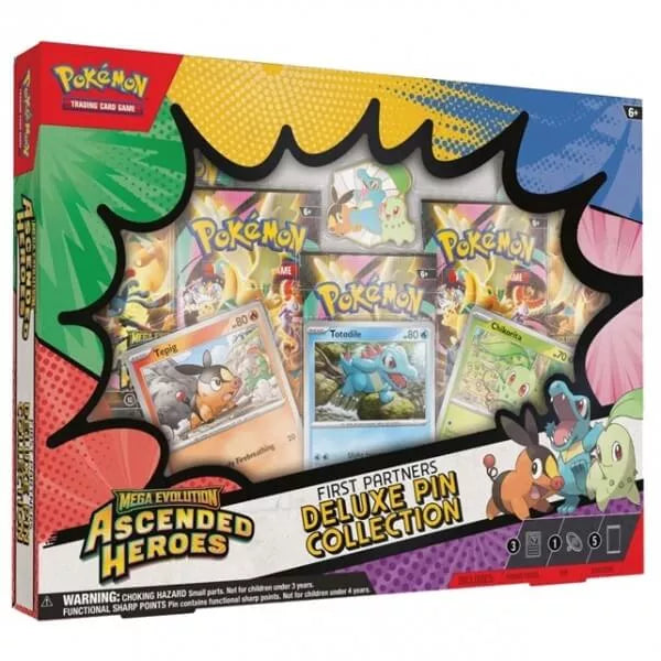 Pokémon TCG: Ascended Heroes First Partners Deluxe Pin Collection