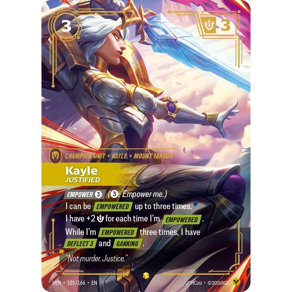 Kayle, Justified (Overnumbered) - Vendetta (VEN)