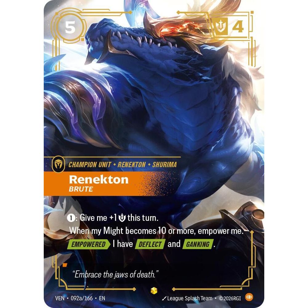 Renekton, Brute (Alternate Art) - Vendetta (VEN)