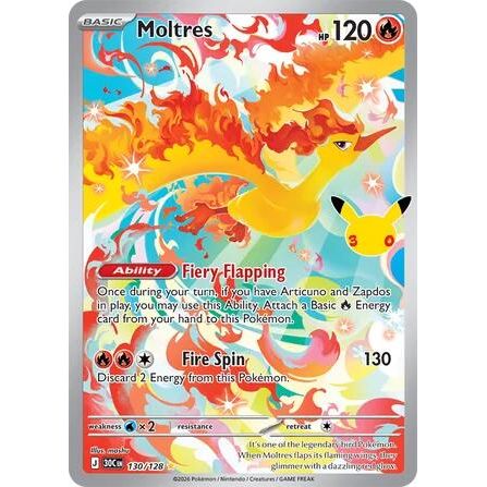 Moltres - 130/128 - ME: 30th Celebration (30C)