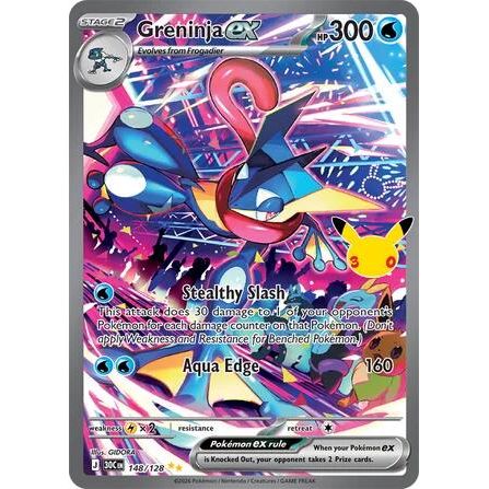 Greninja ex - 148/128 - ME: 30th Celebration (30C)