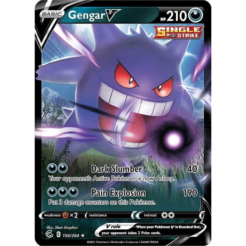 Gengar V - SWSH08: Fusion Strike (SWSH08)