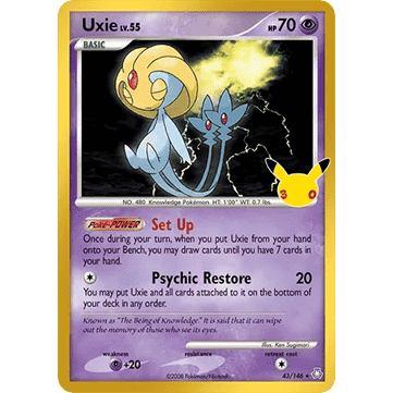 Uxie Lv.55 (30C LA 43)