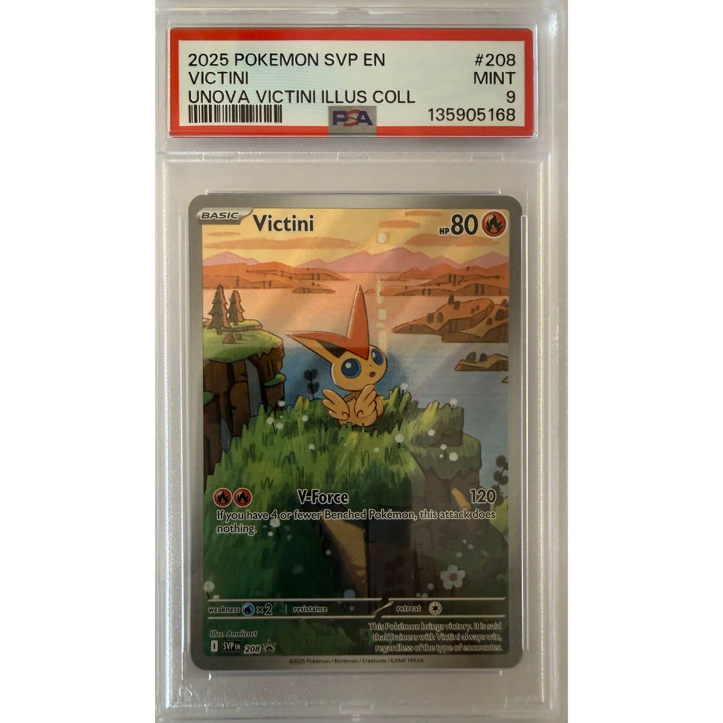 Victini - 208 - SV: Scarlet & Violet Promo Cards (SVP) - PSA 9