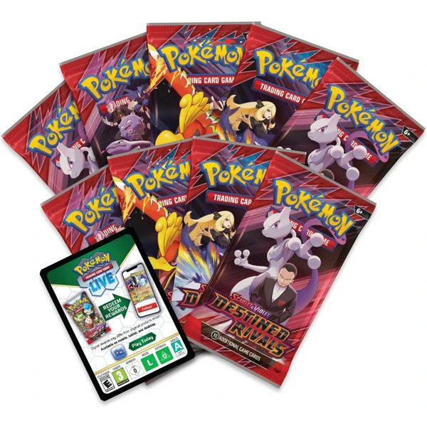 Pokémon TCG - Destined Rivals - Elite Trainer Box - Pozor poškodená fólia