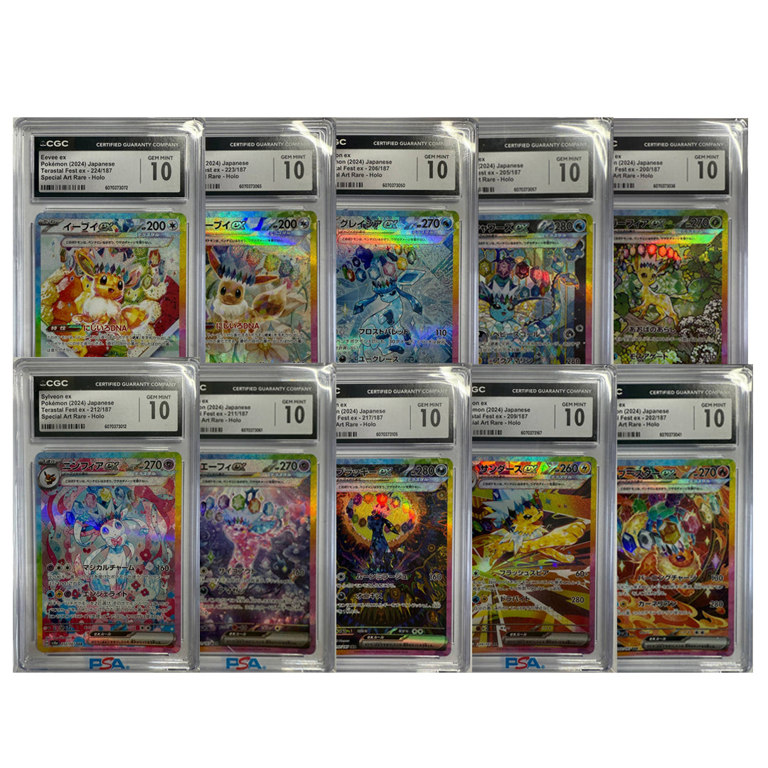 Terastal Festival CGC 10 - God Pack (10 ohodnotených kariet)