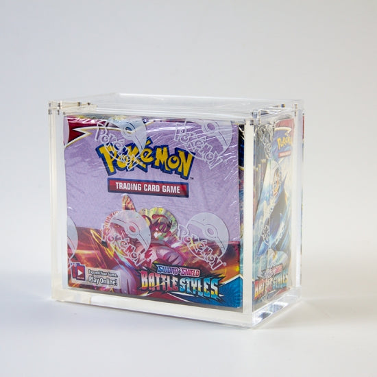 CardyX premium acrylic protective box for Pokémon Booster Box