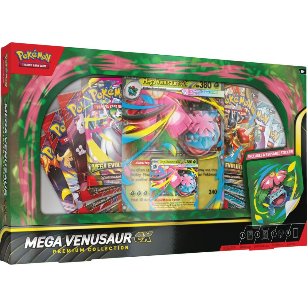 Pokémon: Mega Venusaur ex Premium Collection Box