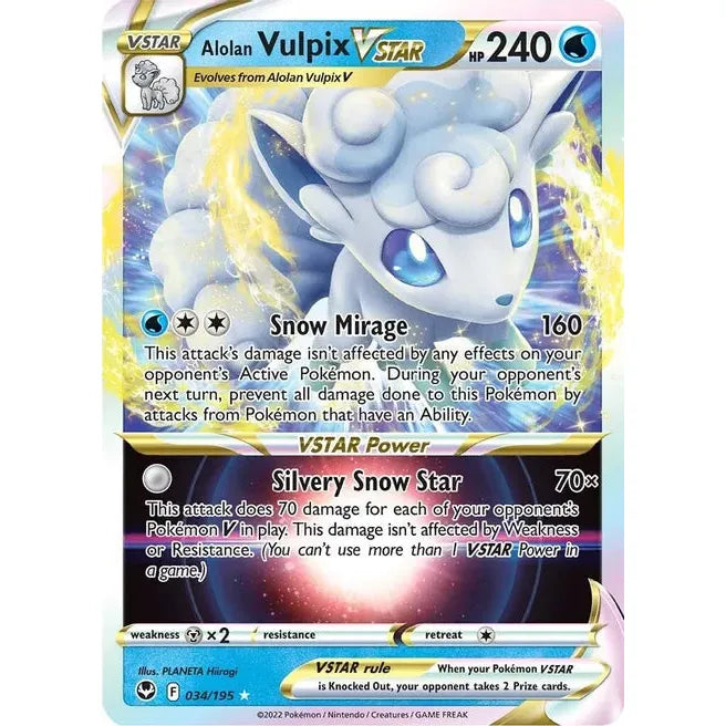 Alolan Vulpix VSTAR - SWSH12: Silver Tempest (SWSH12)