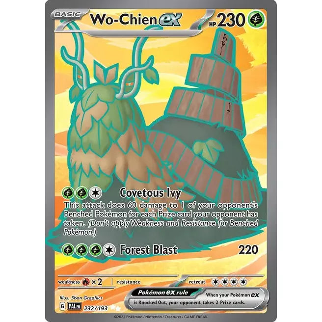 Wo-Chien ex - 232/193 - SV02: Paldea Evolved (SV02)