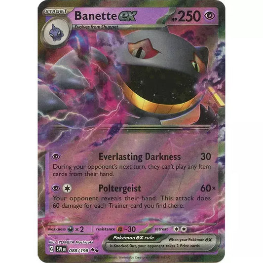 Banette ex - 088/198 - SV01: Scarlet & Violet Base Set (SV01)