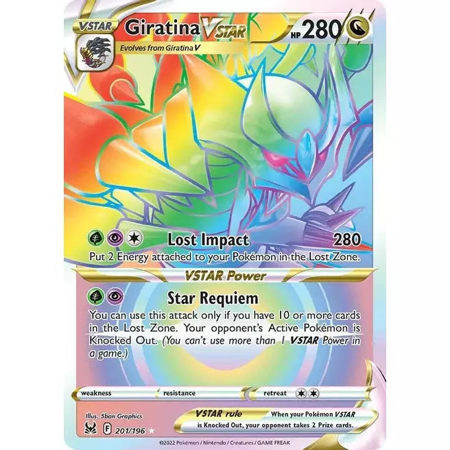 Giratina VSTAR (201) (Secret) - SWSH11: Lost Origin (SWSH11)