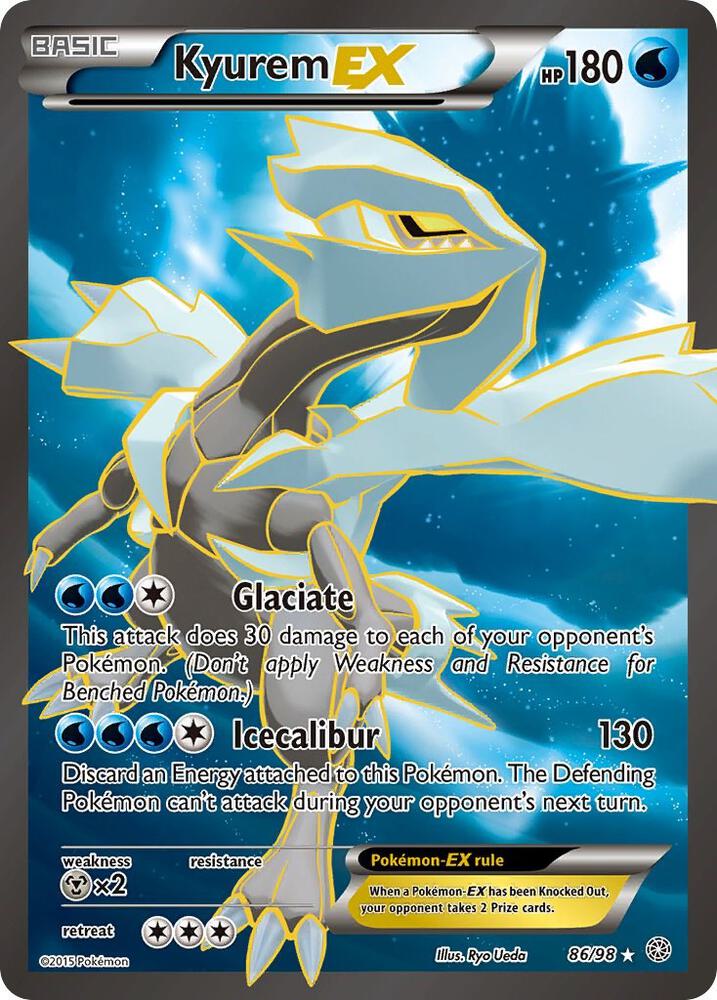 Kyurem EX (86 Full Art) - XY - Ancient Origins (AOR)