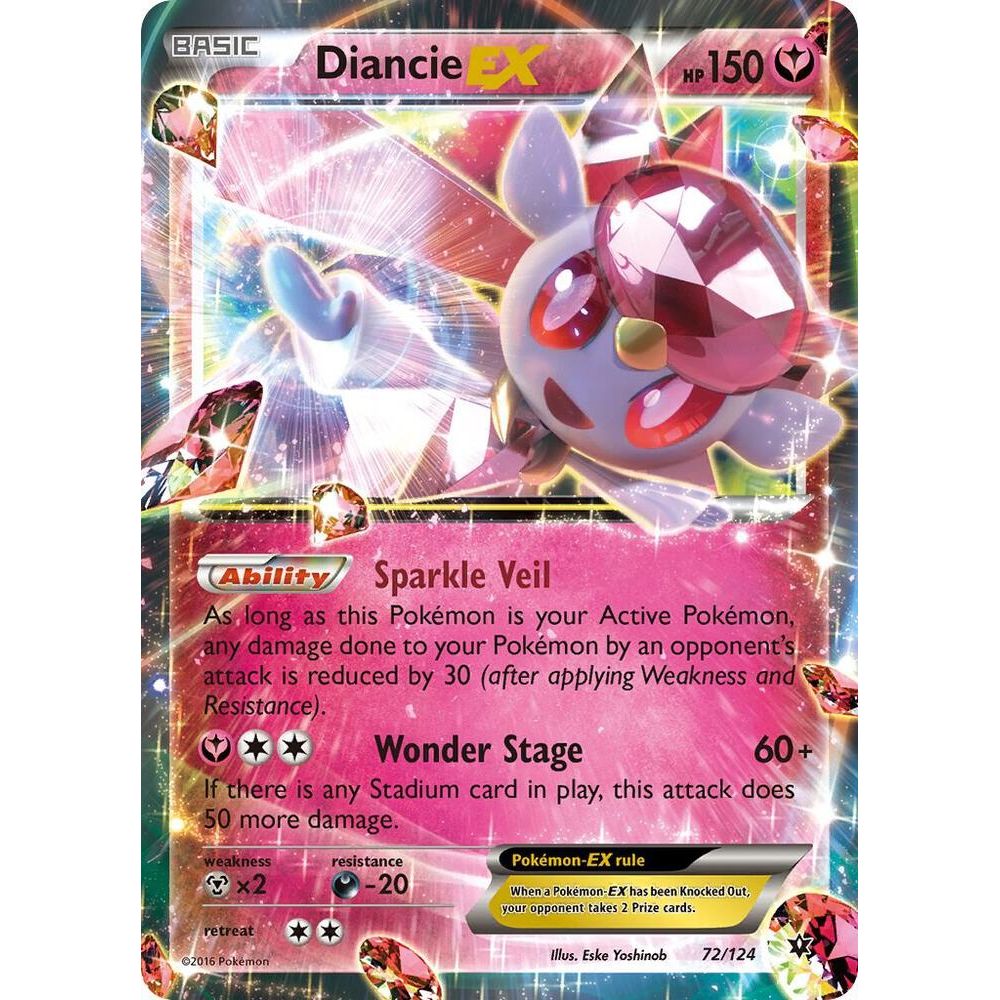 Diancie EX - XY - Fates Collide (FCO)
