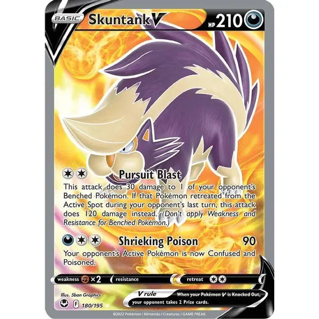 Skuntank V (Full Art) - SWSH12: Silver Tempest (SWSH12)