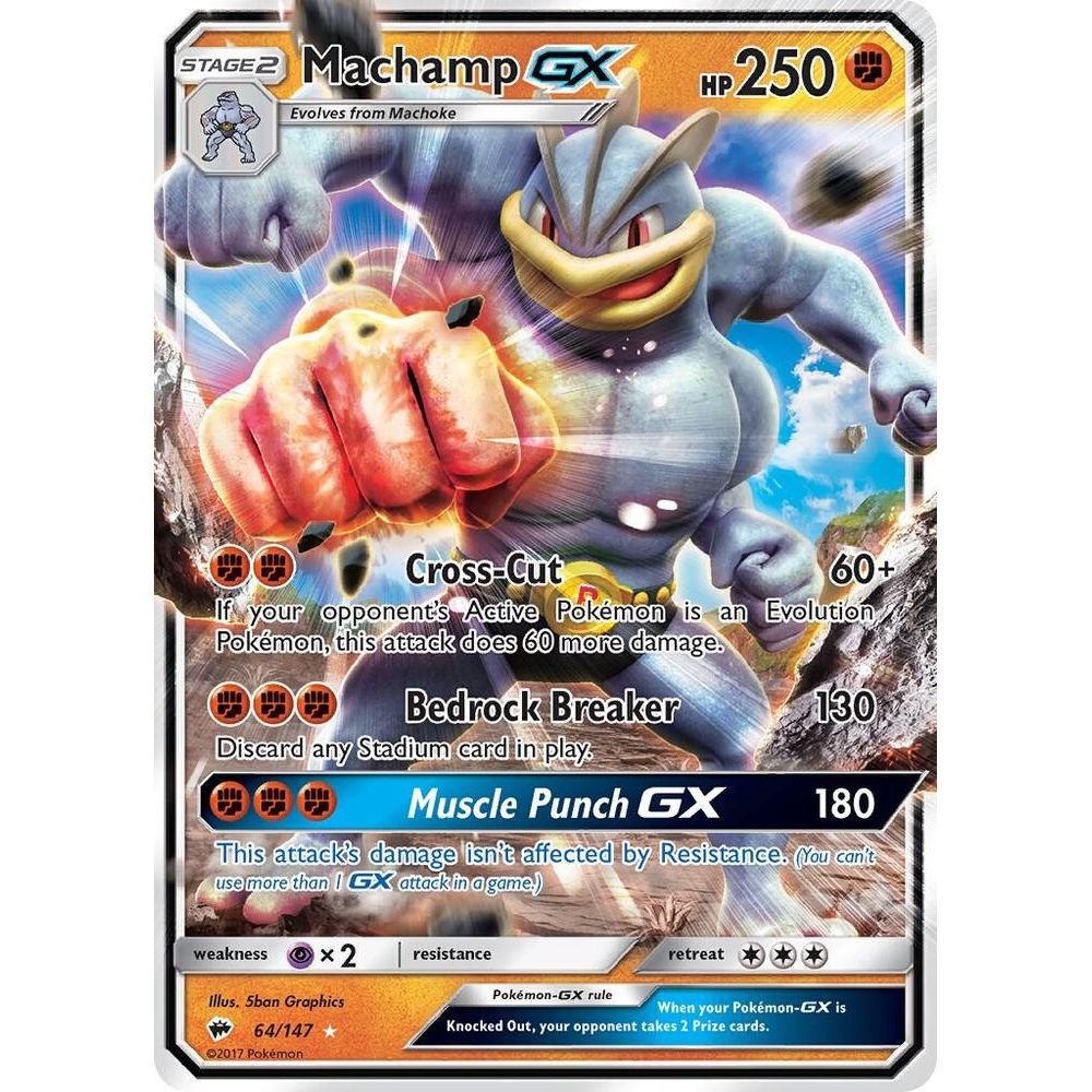 Machamp GX - SM - Burning Shadows (SM03)