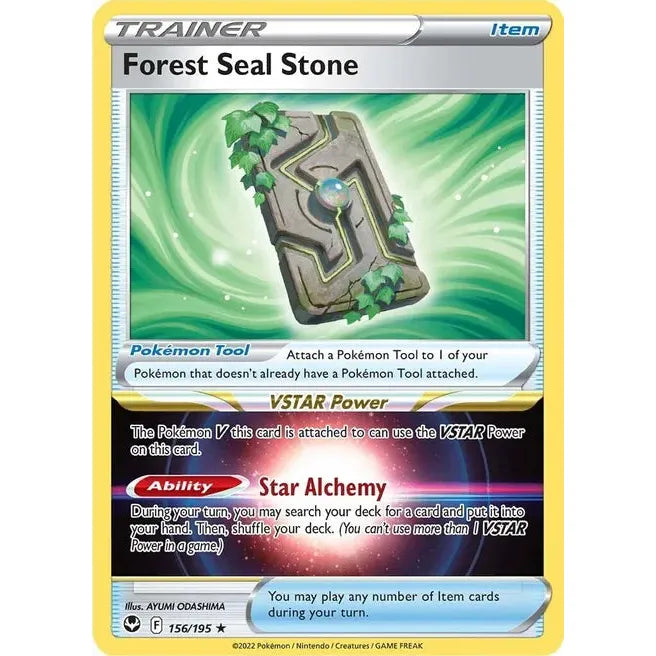 Forest Seal Stone - SWSH12: Silver Tempest (SWSH12)