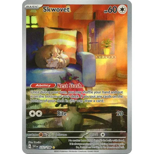 Skwovet - 222/198 - SV01: Scarlet & Violet Base Set (SV01)
