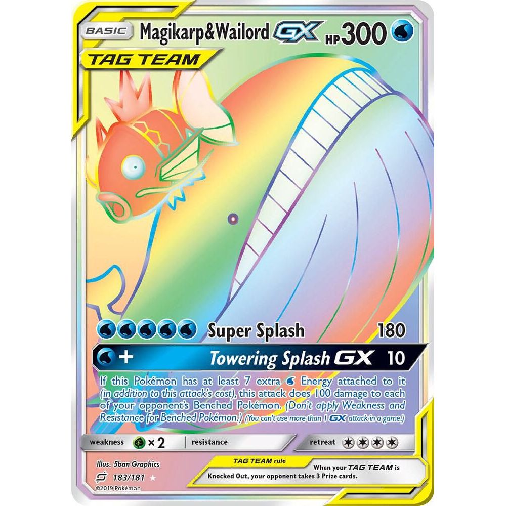 Magikarp & Wailord GX (Secret) - SM - Team Up (SM9)