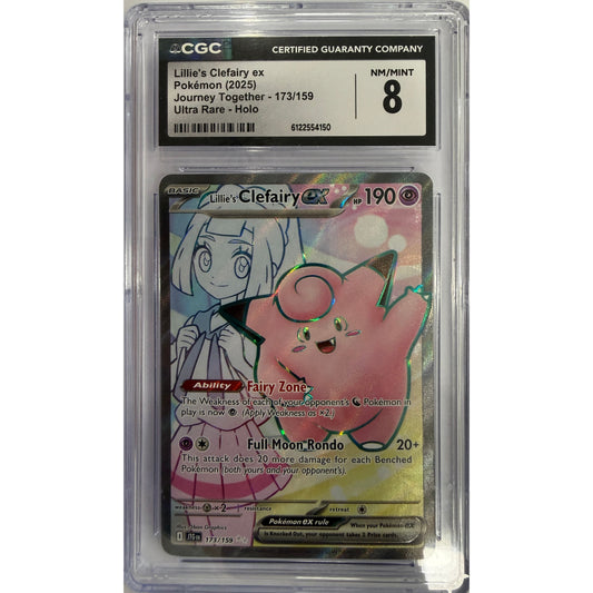 Lillie's Clefairy ex - 173/159 - SV09: Journey Together (JTG) - CGC 8