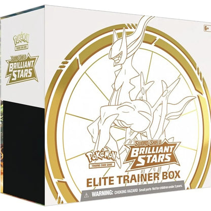Pokémon TCG: SWSH09 Brilliant Stars - Elite Trainer Box - Pozor mierne poškodný box