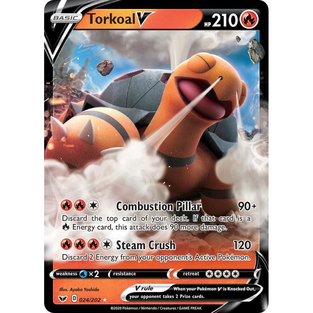 Torkoal V - SWSH01: Sword & Shield Base Set (SWSH01)