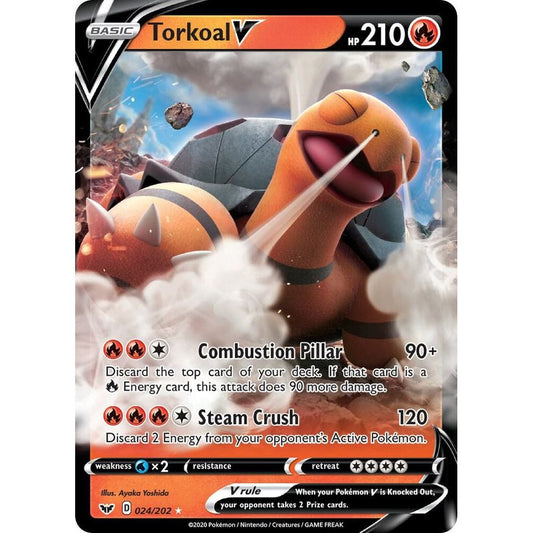 Torkoal V - SWSH01: Sword & Shield Base Set (SWSH01)