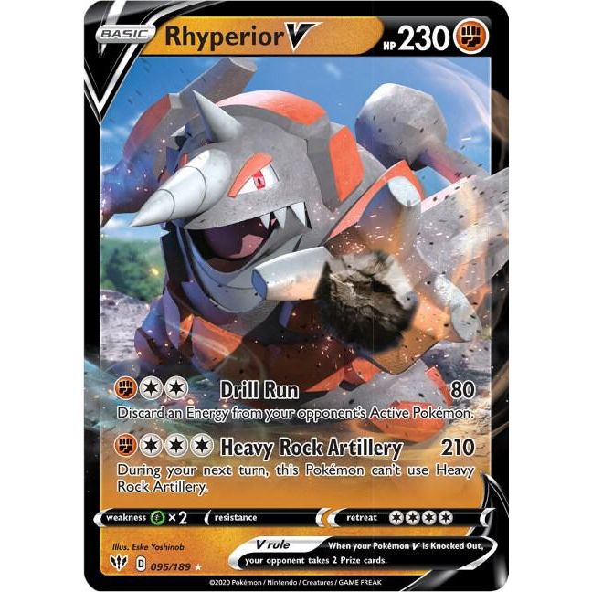 Rhyperior V - SWSH03: Darkness Ablaze (SWSH03)