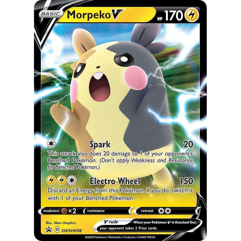 Morpeko V - SWSH056 - SWSH: Sword & Shield Promo Cards (SWSD)