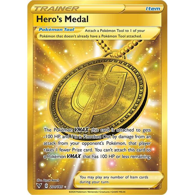 Hero's Medal (Secret) - SWSH04: Vivid Voltage (SWSH04)
