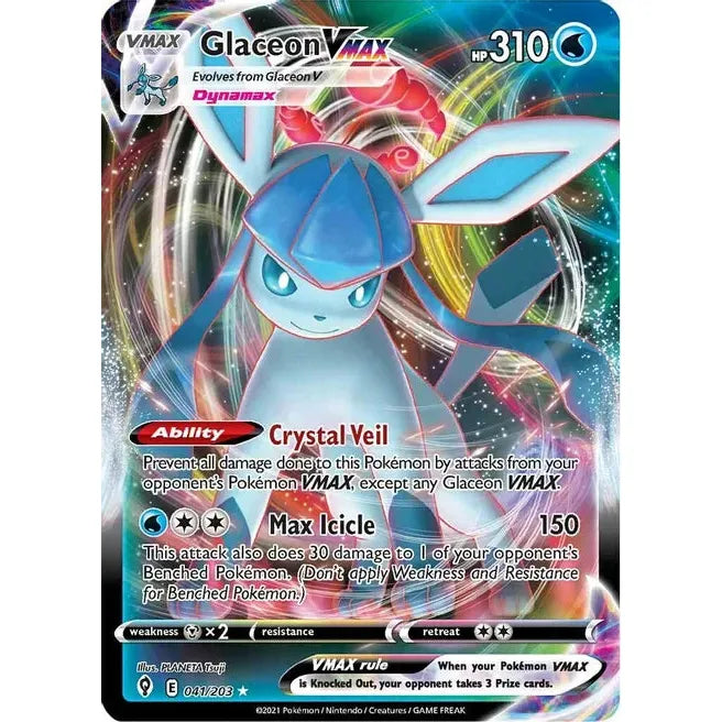 Glaceon VMAX - SWSH07: Evolving Skies (SWSH07)