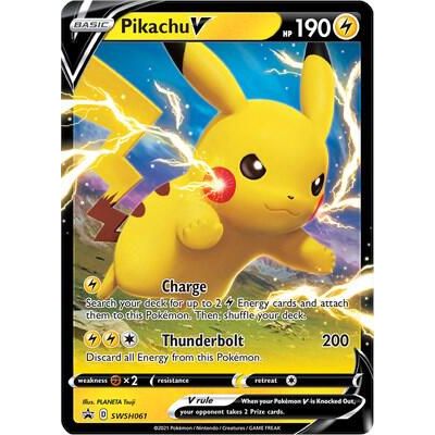 Pikachu V - SWSH061 - SWSH: Sword & Shield Promo Cards (SWSD)