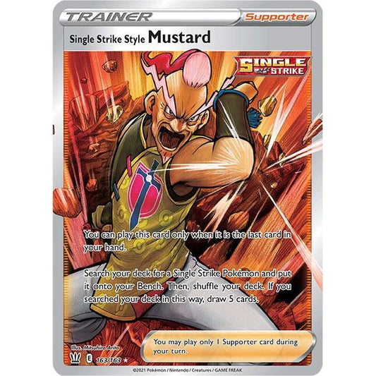 Single Strike Style Mustard (Full Art) - SWSH05: Battle Styles (SWSH05)