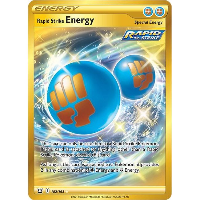 Rapid Strike Energy (Secret) - SWSH05: Battle Styles (SWSH05)
