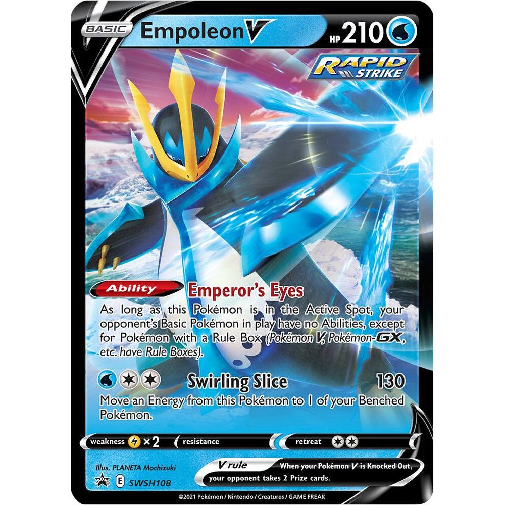 Empoleon V - SWSH108 - SWSH: Sword & Shield Promo Cards (SWSD)