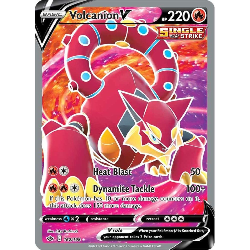 Volcanion V (Full Art) - SWSH06: Chilling Reign (SWSH06)