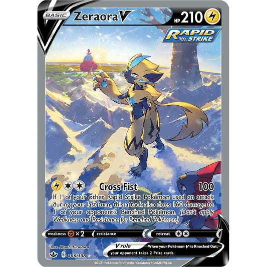 Zeraora V (Alternate Full Art) - SWSH06: Chilling Reign (SWSH06) - Poor
