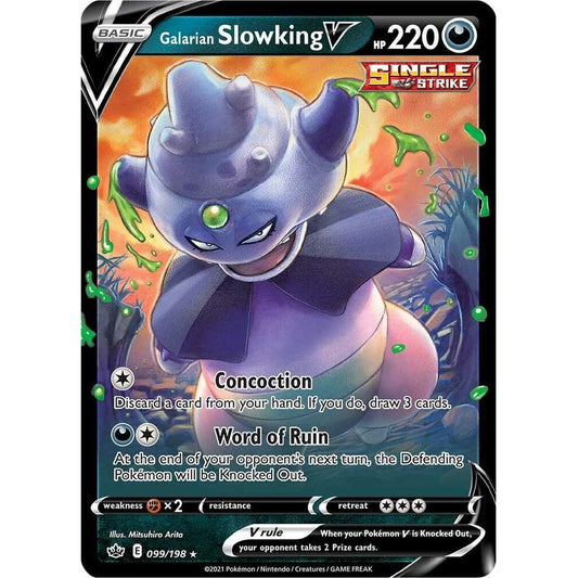 Galarian Slowking V - SWSH06: Chilling Reign (SWSH06)