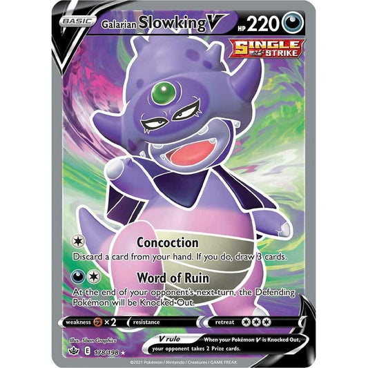 Galarian Slowking V (Full Art) - SWSH06: Chilling Reign (SWSH06)